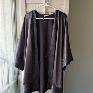 Vintage Victoria’s Secret Elegant Dark Grey Kimono Robe